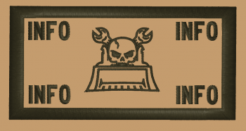 Patch-Flak/ Skull with Cross Wrenches
